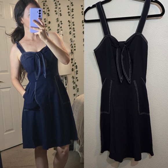 🌴FINAL SALE A New Day Nautical Dress XS - Picture 1 of 13